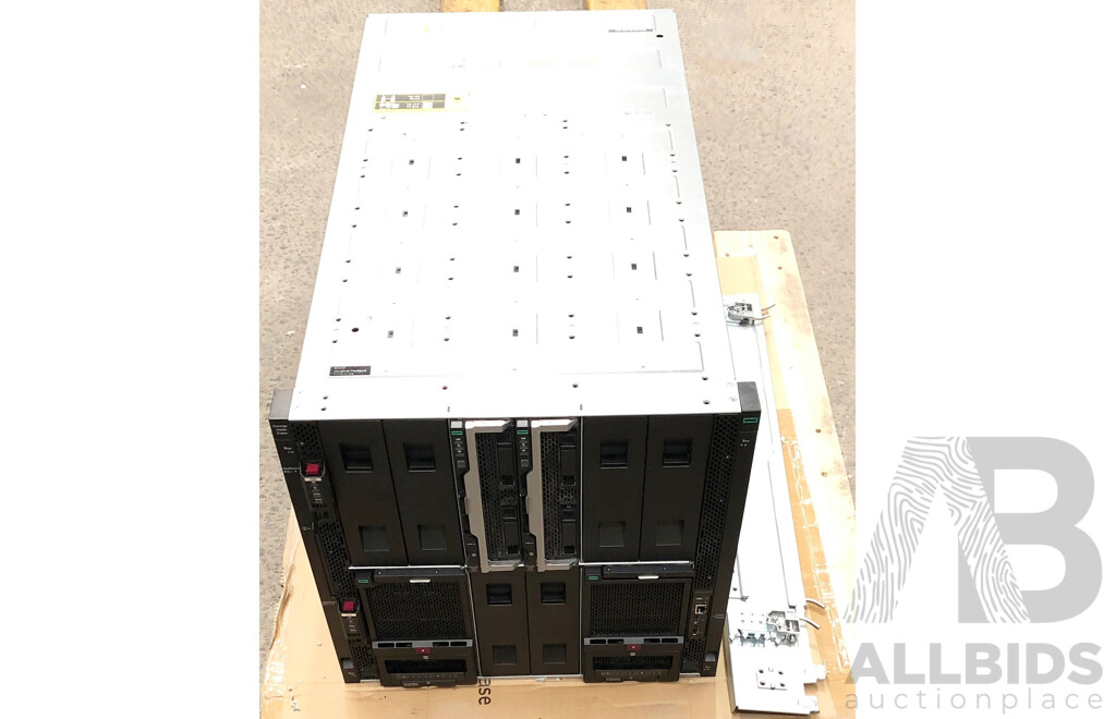 HPE Synergy 12000 Frame w/ Blades, Storage Modules and Other Components