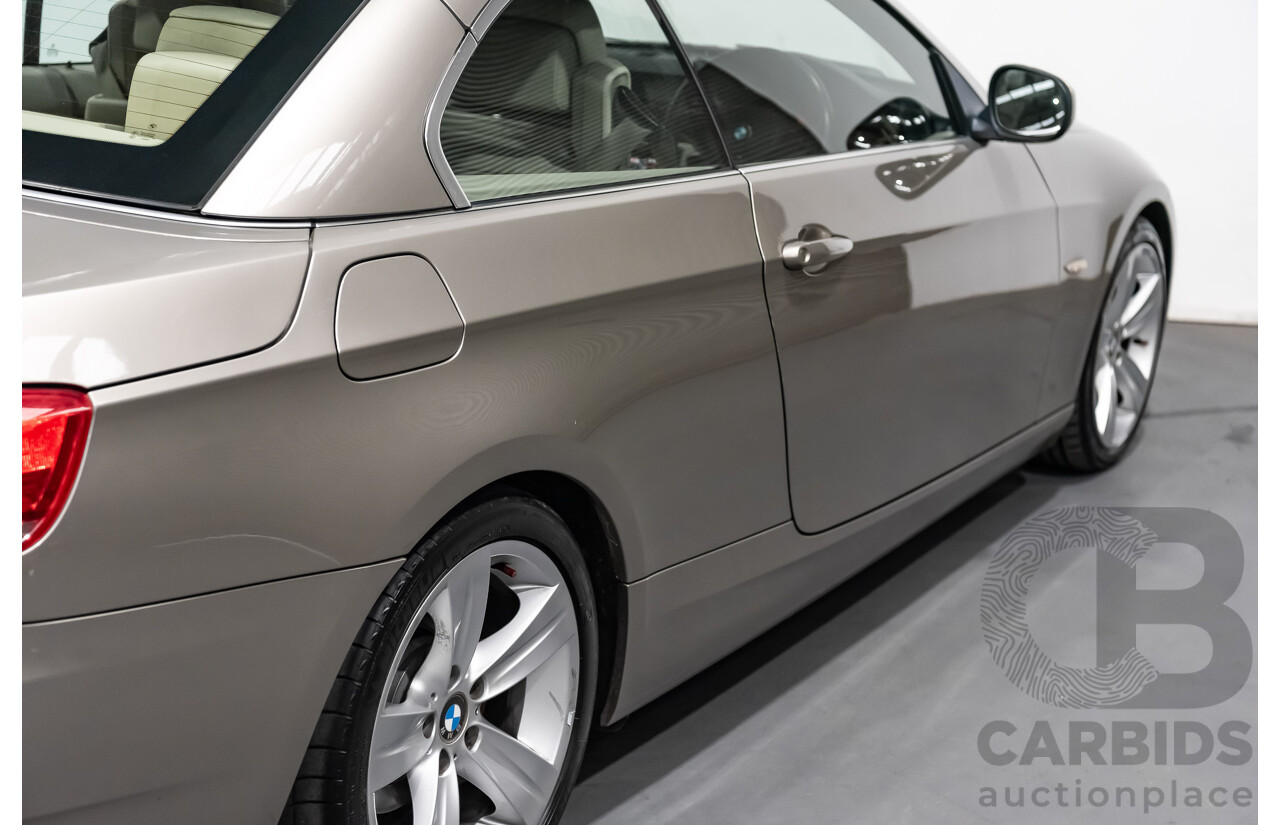 12/2009 BMW 320d Executive Touring E93 MY09 2d Convertible Metallic Gold Turbo Diesel 2.0L