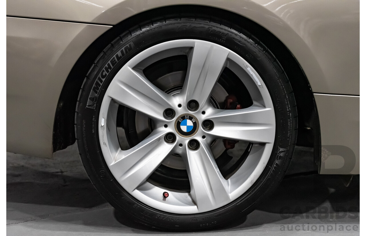 12/2009 BMW 320d Executive Touring E93 MY09 2d Convertible Metallic Gold Turbo Diesel 2.0L