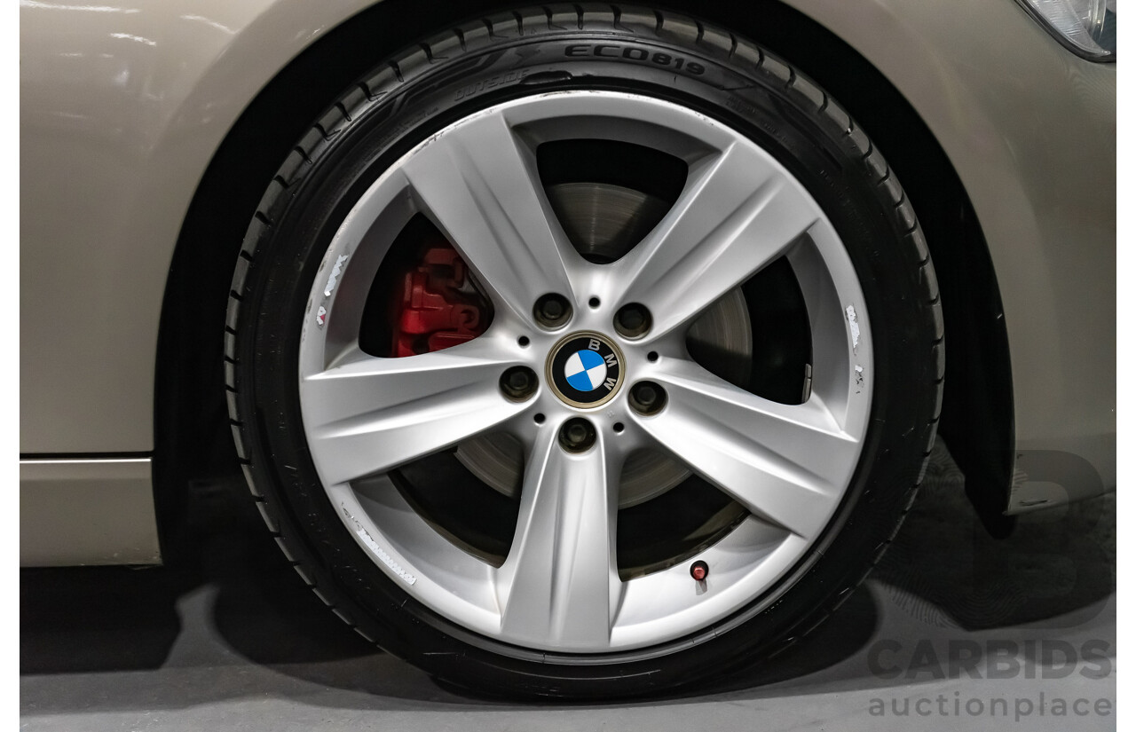 12/2009 BMW 320d Executive Touring E93 MY09 2d Convertible Metallic Gold Turbo Diesel 2.0L