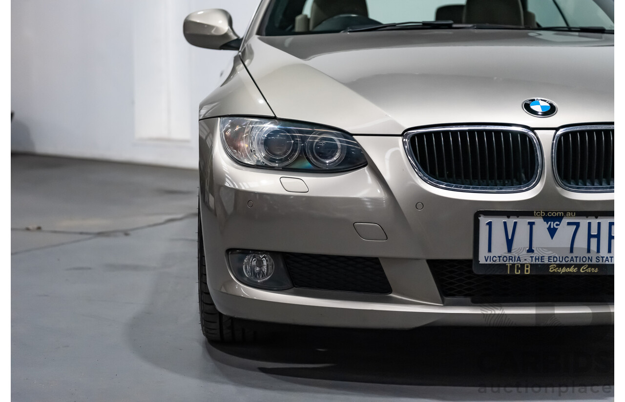 12/2009 BMW 320d Executive Touring E93 MY09 2d Convertible Metallic Gold Turbo Diesel 2.0L