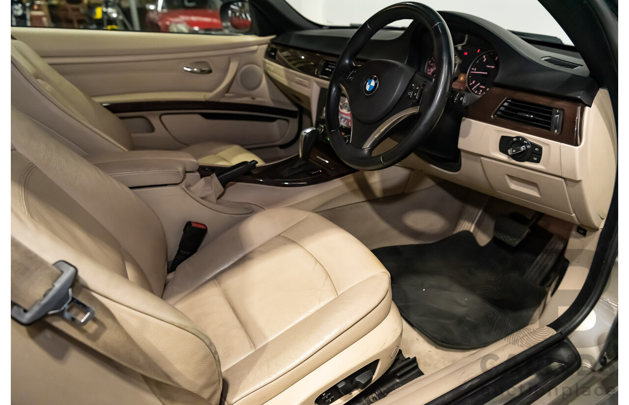 12/2009 BMW 320d Executive Touring E93 MY09 2d Convertible Metallic Gold Turbo Diesel 2.0L