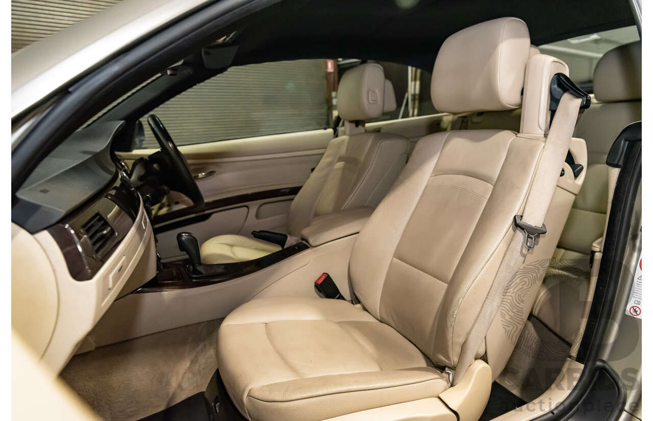 12/2009 BMW 320d Executive Touring E93 MY09 2d Convertible Metallic Gold Turbo Diesel 2.0L