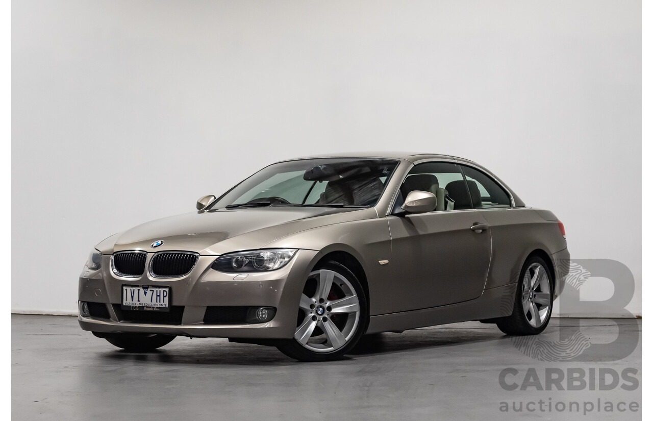 12/2009 BMW 320d Executive Touring E93 MY09 2d Convertible Metallic Gold Turbo Diesel 2.0L