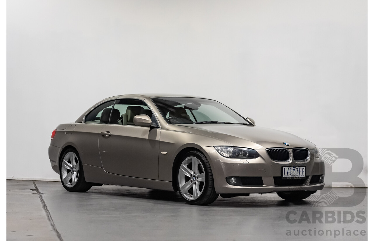 12/2009 BMW 320d Executive Touring E93 MY09 2d Convertible Metallic Gold Turbo Diesel 2.0L