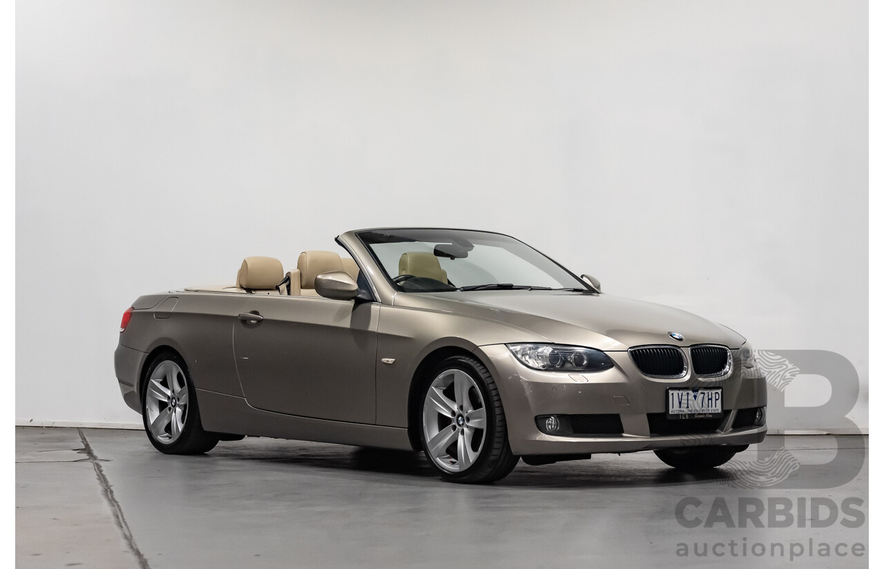12/2009 BMW 320d Executive Touring E93 MY09 2d Convertible Metallic Gold Turbo Diesel 2.0L
