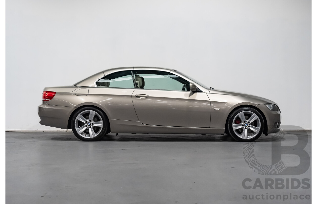 12/2009 BMW 320d Executive Touring E93 MY09 2d Convertible Metallic Gold Turbo Diesel 2.0L