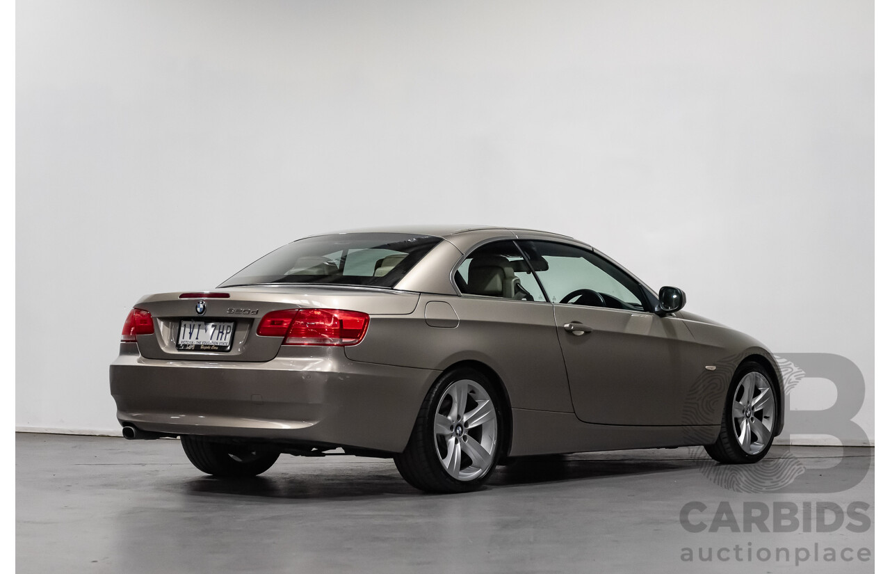 12/2009 BMW 320d Executive Touring E93 MY09 2d Convertible Metallic Gold Turbo Diesel 2.0L