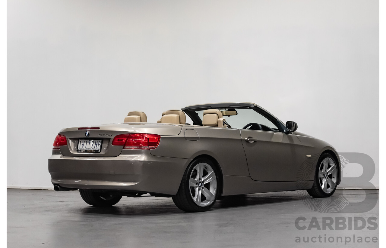 12/2009 BMW 320d Executive Touring E93 MY09 2d Convertible Metallic Gold Turbo Diesel 2.0L
