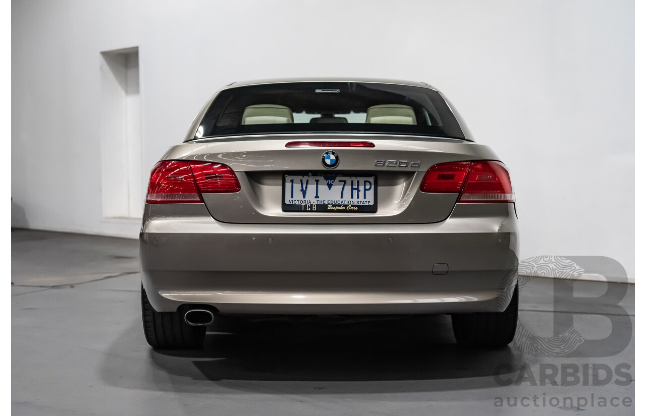 12/2009 BMW 320d Executive Touring E93 MY09 2d Convertible Metallic Gold Turbo Diesel 2.0L