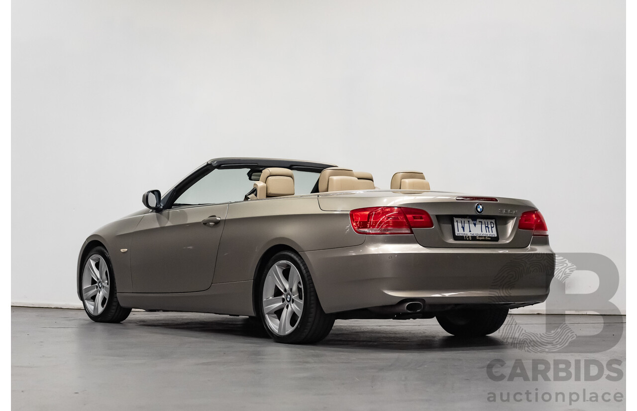 12/2009 BMW 320d Executive Touring E93 MY09 2d Convertible Metallic Gold Turbo Diesel 2.0L