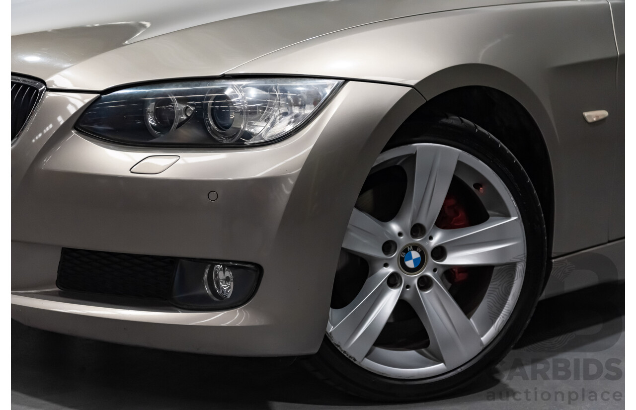 12/2009 BMW 320d Executive Touring E93 MY09 2d Convertible Metallic Gold Turbo Diesel 2.0L