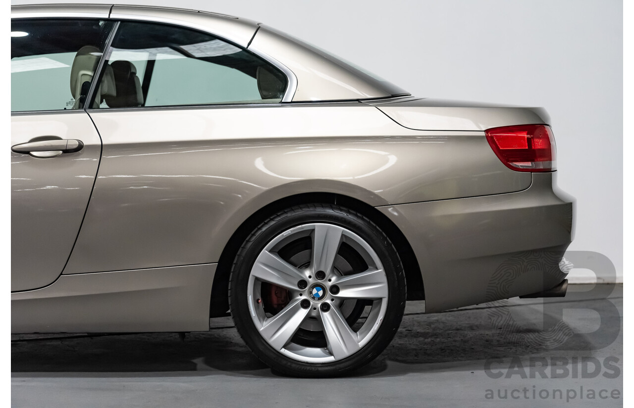 12/2009 BMW 320d Executive Touring E93 MY09 2d Convertible Metallic Gold Turbo Diesel 2.0L