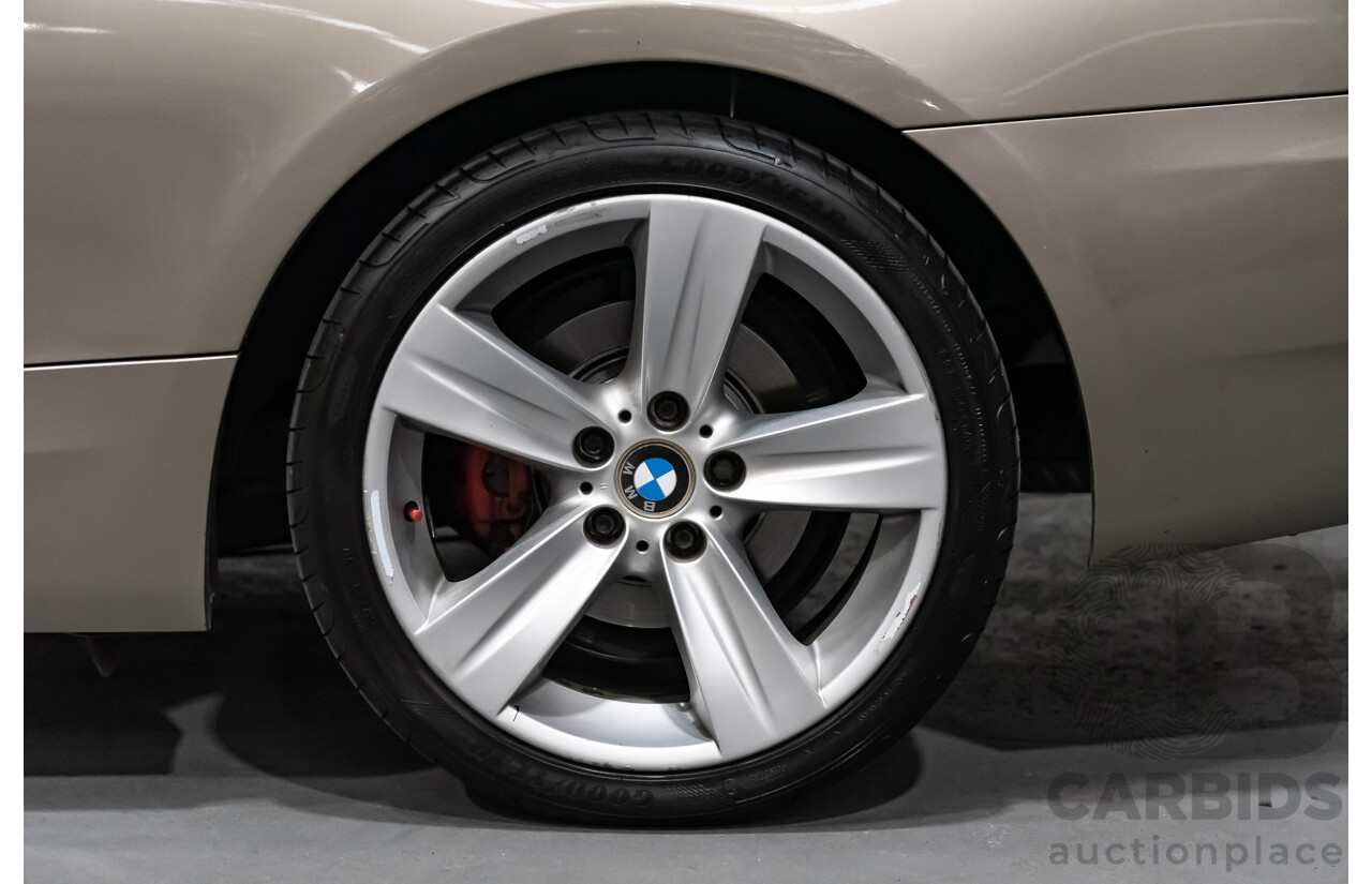 12/2009 BMW 320d Executive Touring E93 MY09 2d Convertible Metallic Gold Turbo Diesel 2.0L