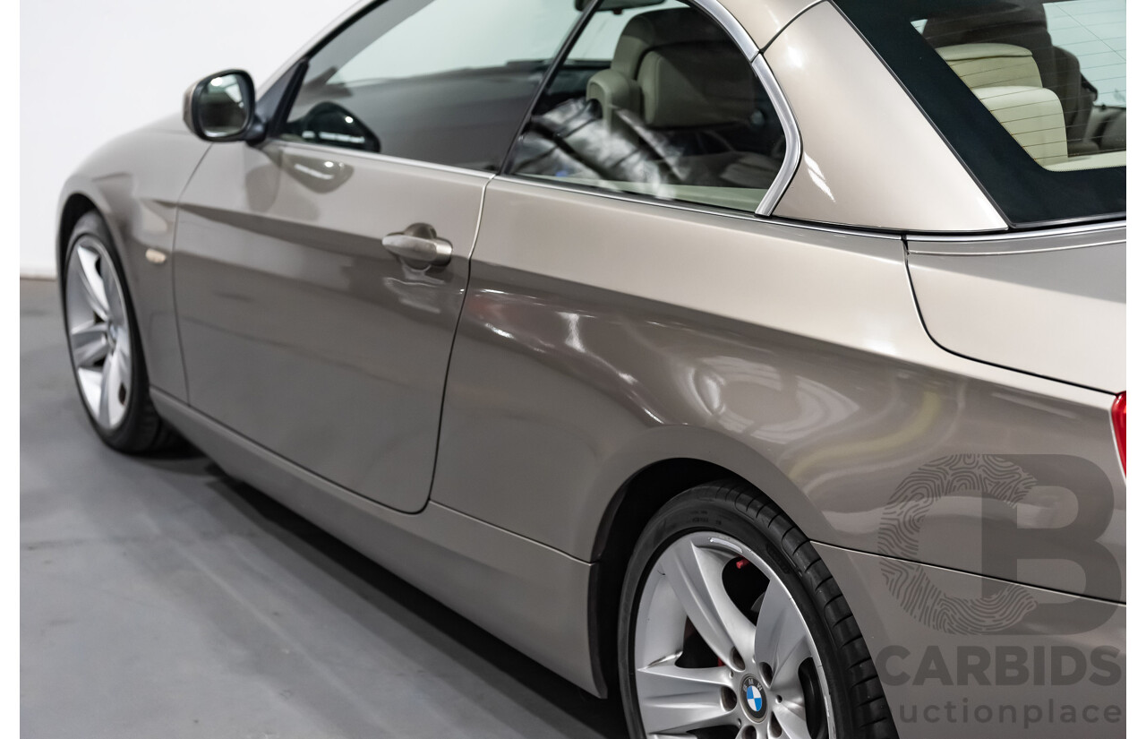 12/2009 BMW 320d Executive Touring E93 MY09 2d Convertible Metallic Gold Turbo Diesel 2.0L