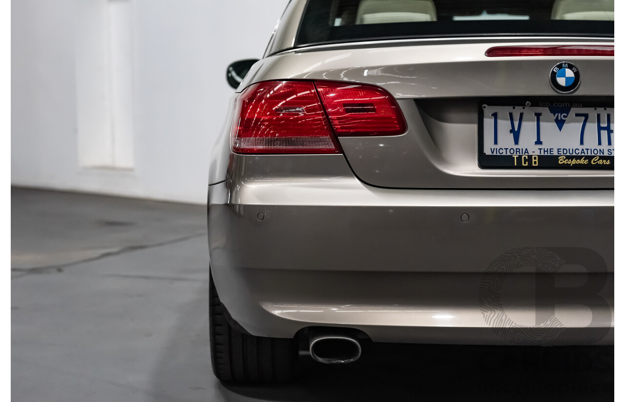 12/2009 BMW 320d Executive Touring E93 MY09 2d Convertible Metallic Gold Turbo Diesel 2.0L