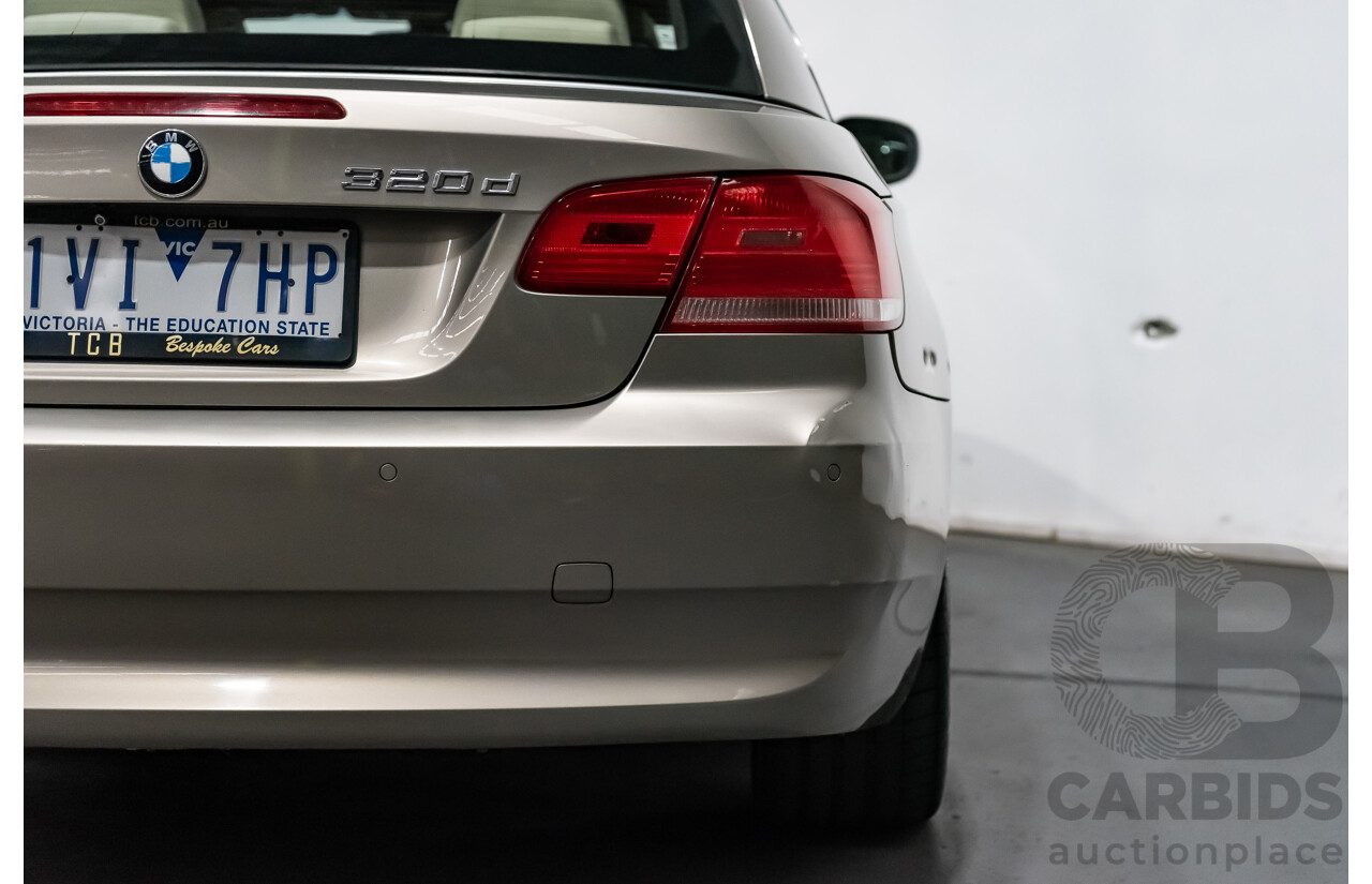 12/2009 BMW 320d Executive Touring E93 MY09 2d Convertible Metallic Gold Turbo Diesel 2.0L