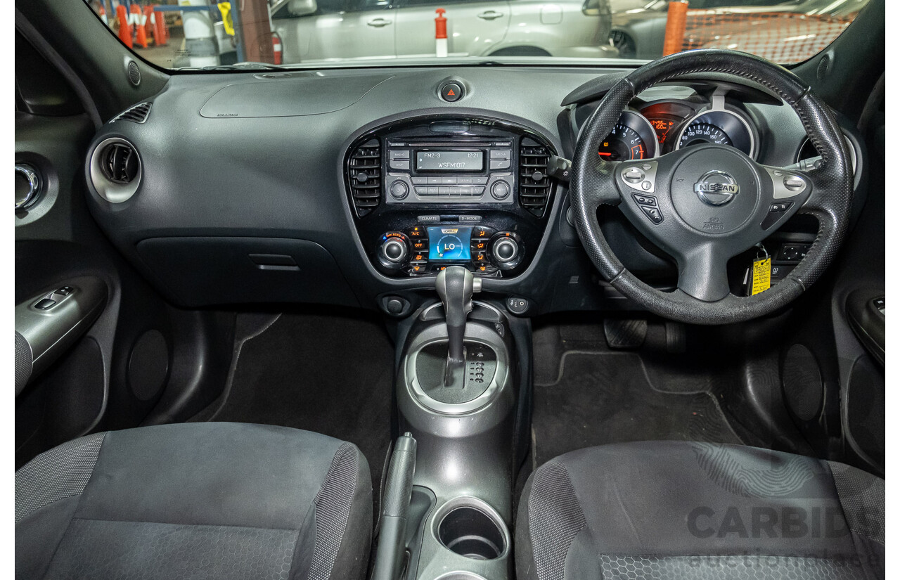 11/2015 Nissan Juke ST (fwd) F15 4d Wagon Silver 1.6L