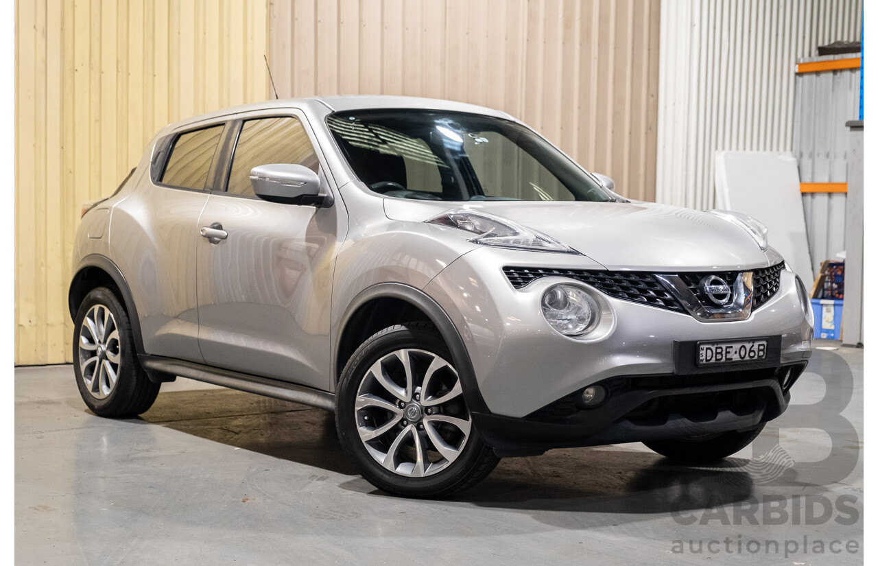 11/2015 Nissan Juke ST (fwd) F15 4d Wagon Silver 1.6L