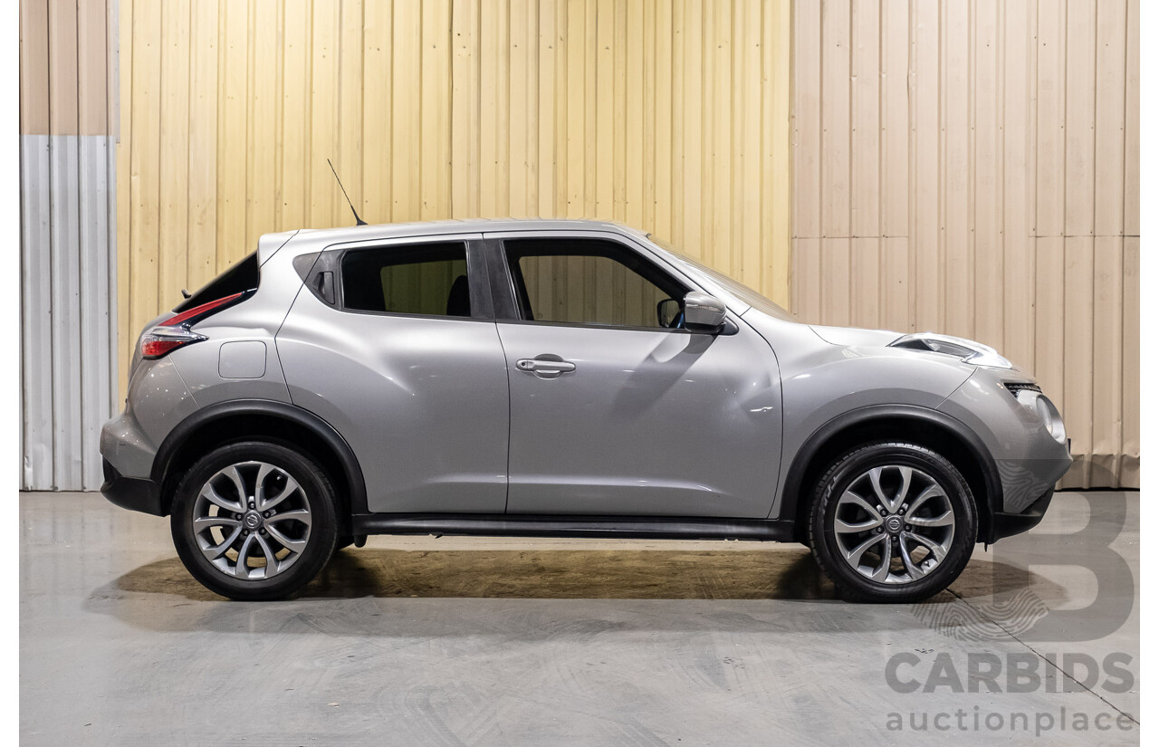 11/2015 Nissan Juke ST (fwd) F15 4d Wagon Silver 1.6L