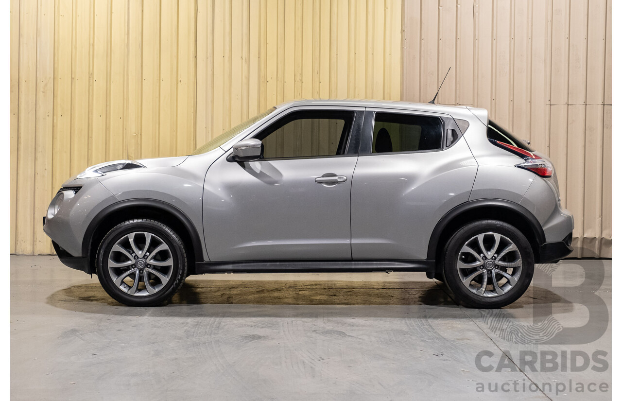 11/2015 Nissan Juke ST (fwd) F15 4d Wagon Silver 1.6L