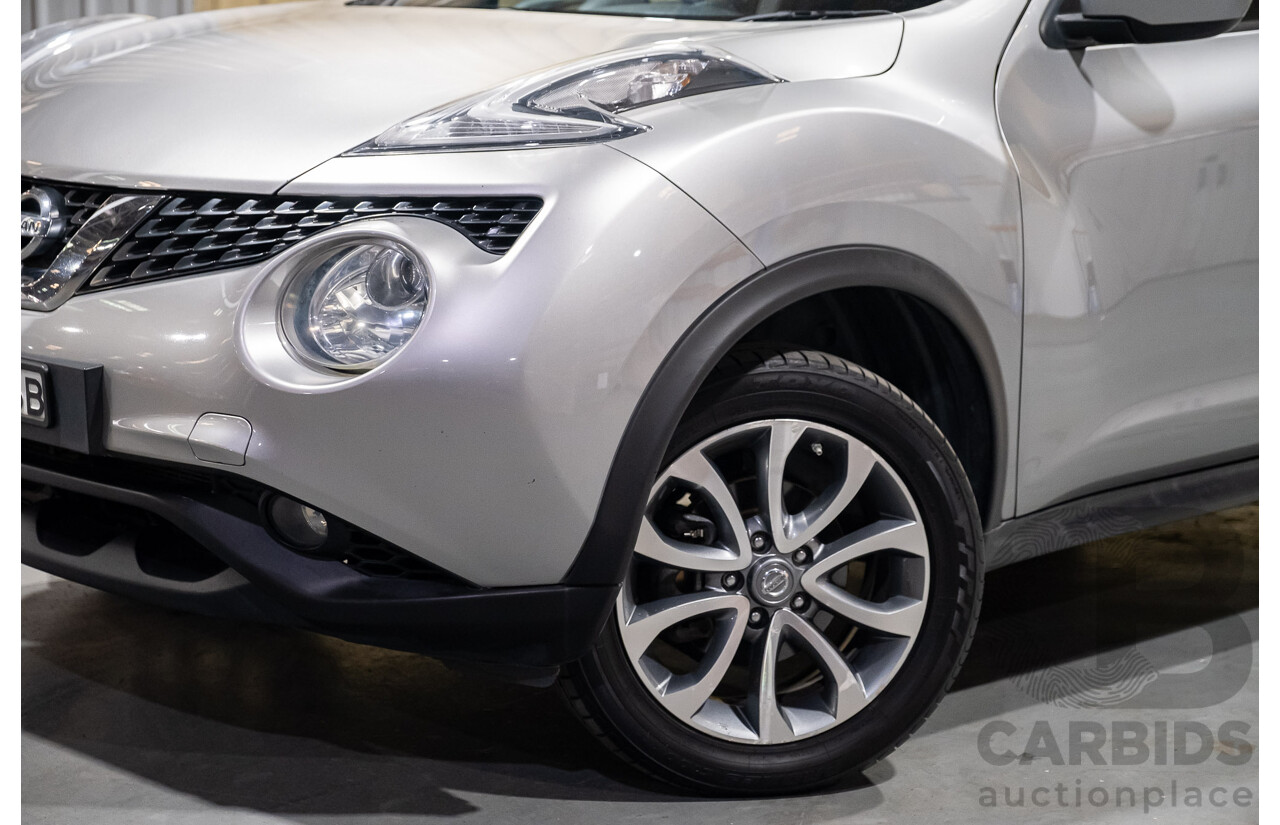 11/2015 Nissan Juke ST (fwd) F15 4d Wagon Silver 1.6L