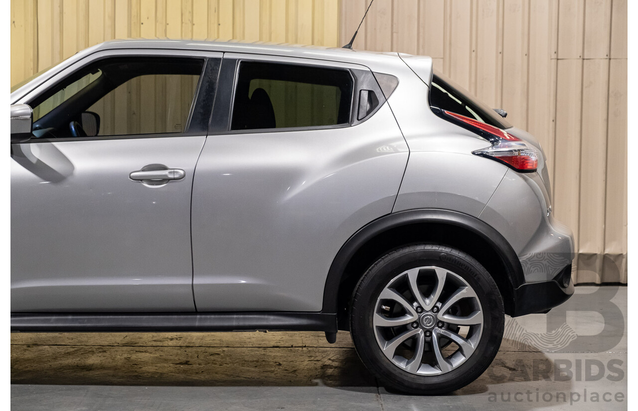 11/2015 Nissan Juke ST (fwd) F15 4d Wagon Silver 1.6L