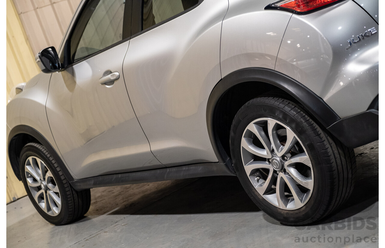 11/2015 Nissan Juke ST (fwd) F15 4d Wagon Silver 1.6L