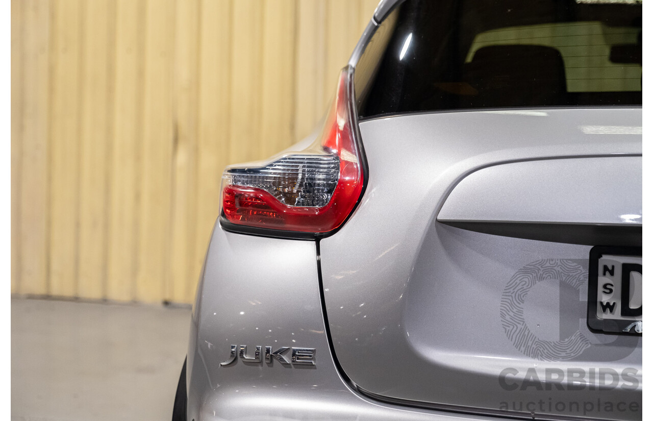 11/2015 Nissan Juke ST (fwd) F15 4d Wagon Silver 1.6L