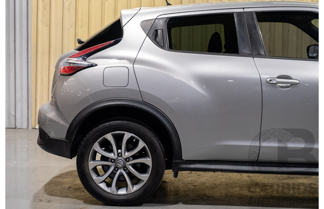 11/2015 Nissan Juke ST (fwd) F15 4d Wagon Silver 1.6L