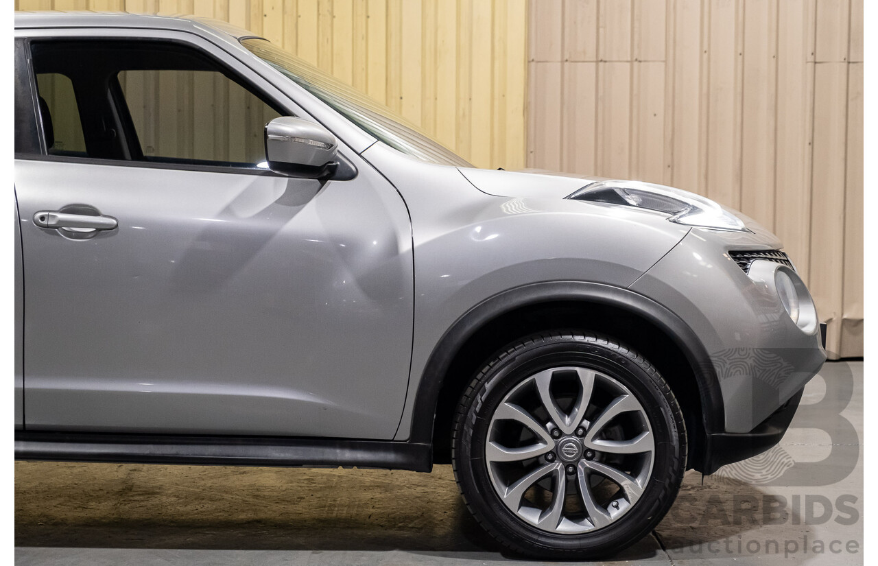 11/2015 Nissan Juke ST (fwd) F15 4d Wagon Silver 1.6L