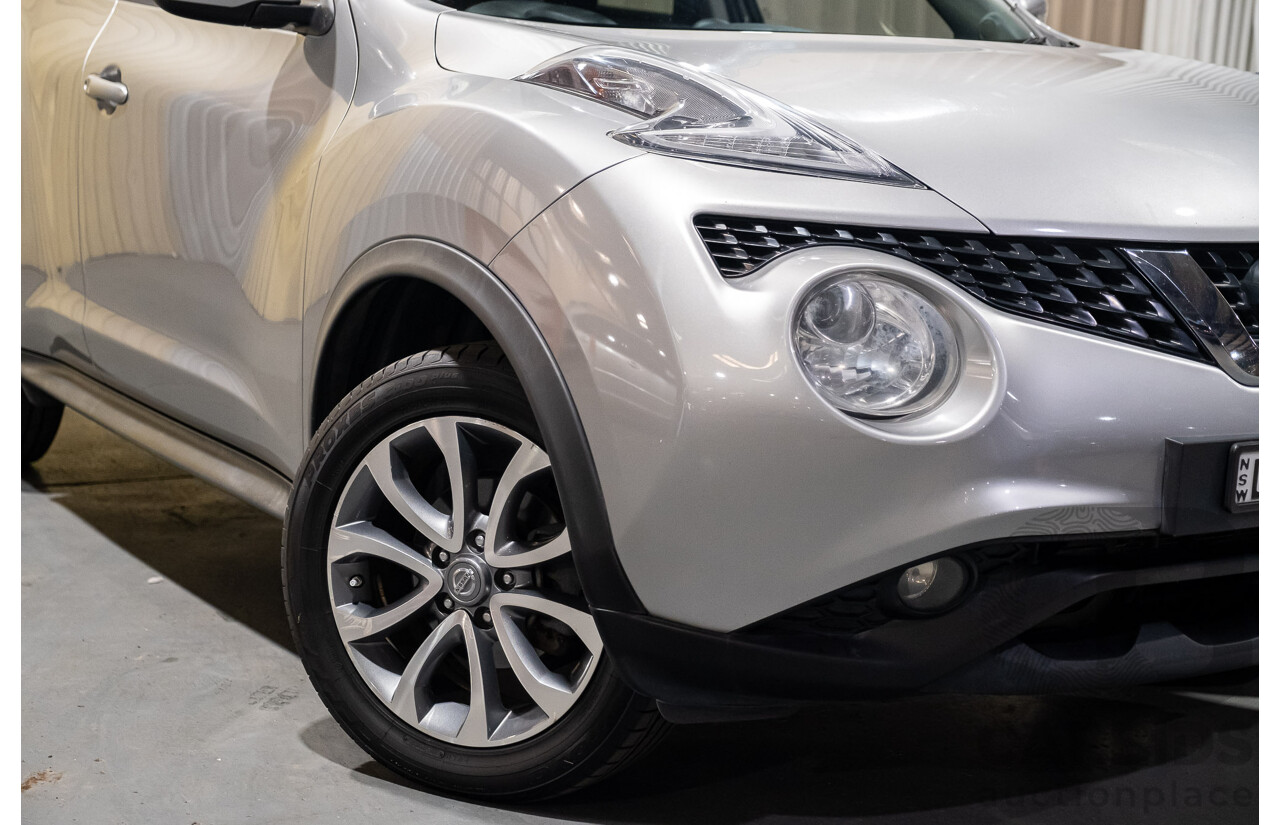 11/2015 Nissan Juke ST (fwd) F15 4d Wagon Silver 1.6L