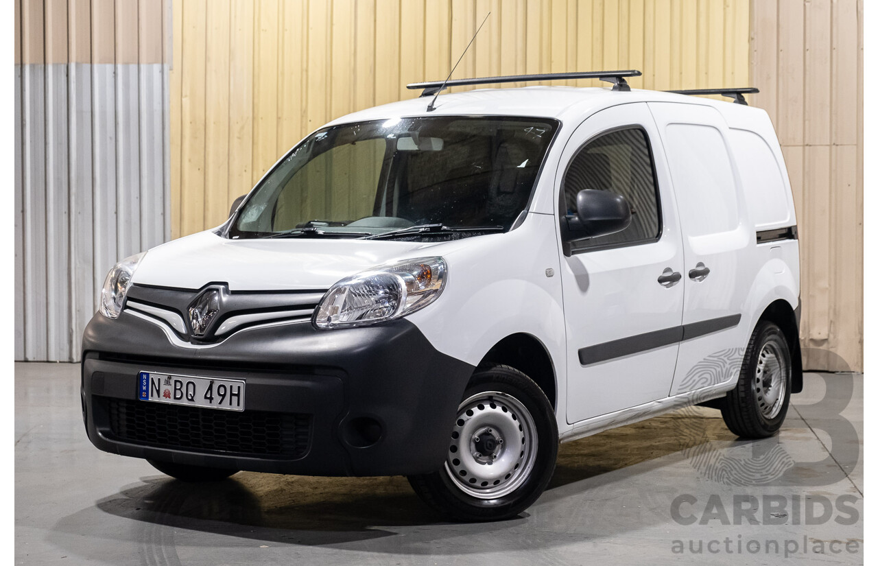 6/2018 Renault Kangoo 1.2 SWB X61 4d Van White Turbo 1.2L
