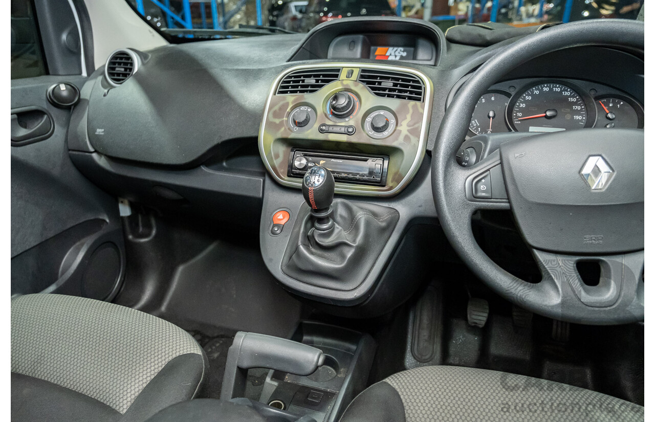 6/2018 Renault Kangoo 1.2 SWB X61 4d Van White Turbo 1.2L