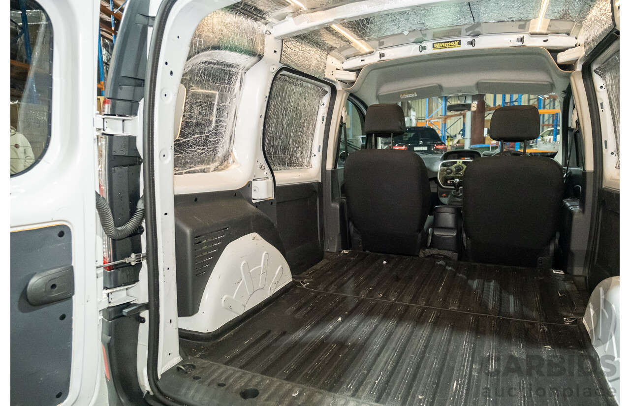 6/2018 Renault Kangoo 1.2 SWB X61 4d Van White Turbo 1.2L