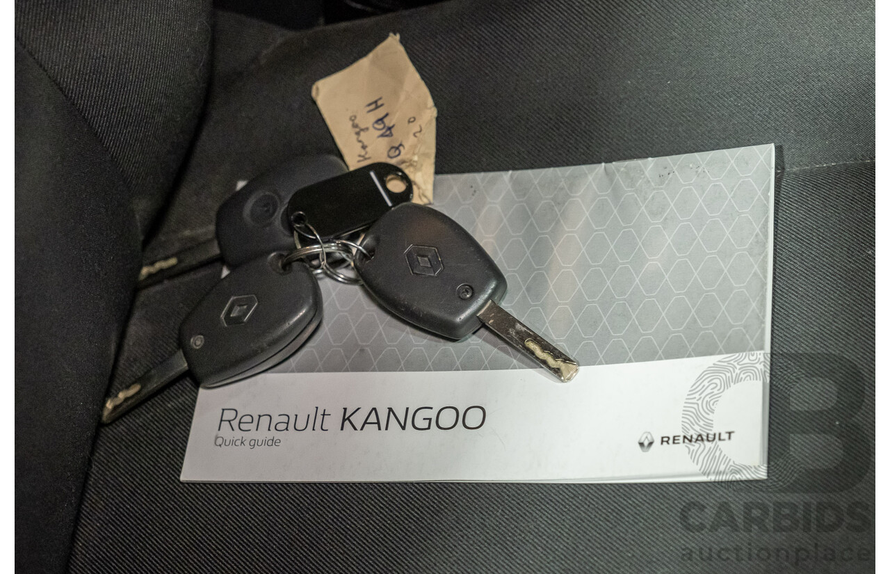 6/2018 Renault Kangoo 1.2 SWB X61 4d Van White Turbo 1.2L