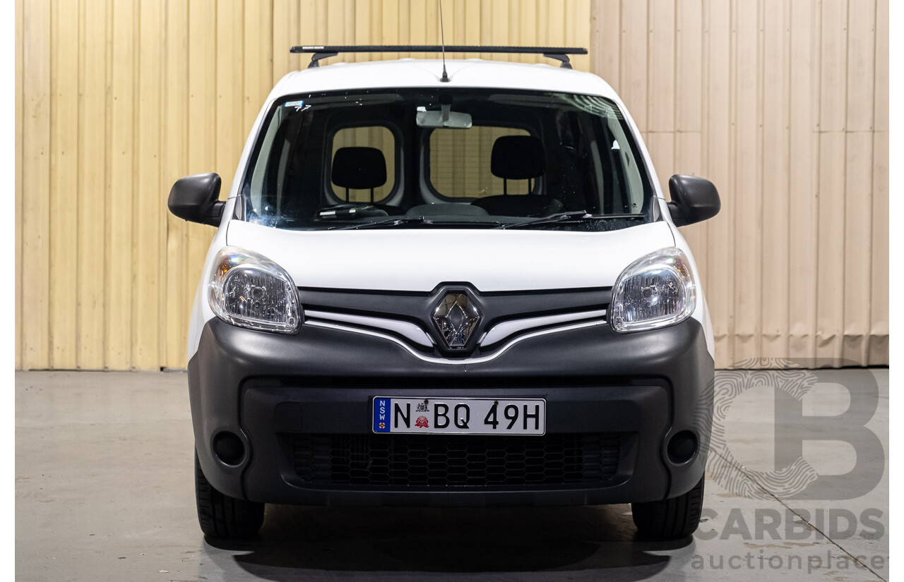 6/2018 Renault Kangoo 1.2 SWB X61 4d Van White Turbo 1.2L