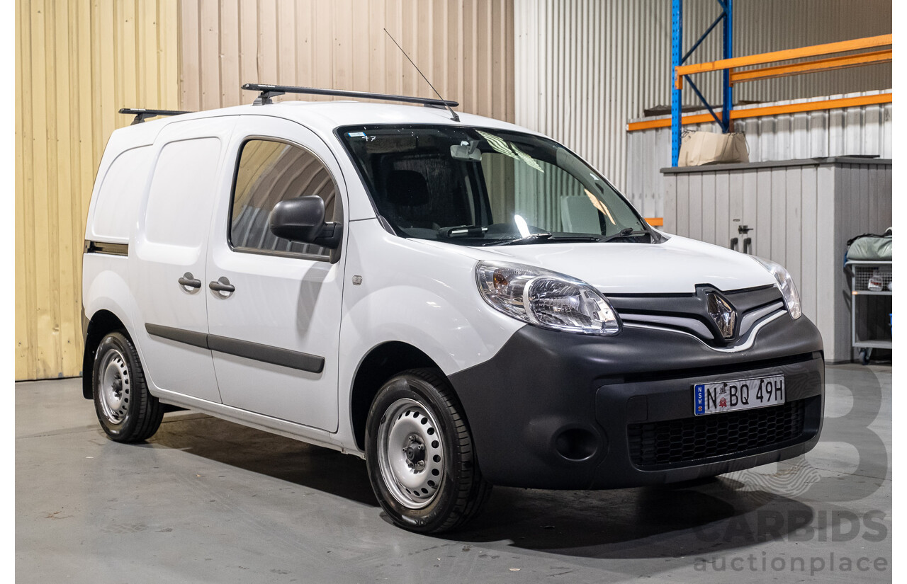 6/2018 Renault Kangoo 1.2 SWB X61 4d Van White Turbo 1.2L