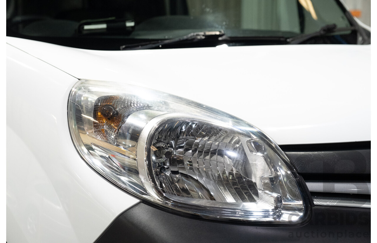 6/2018 Renault Kangoo 1.2 SWB X61 4d Van White Turbo 1.2L