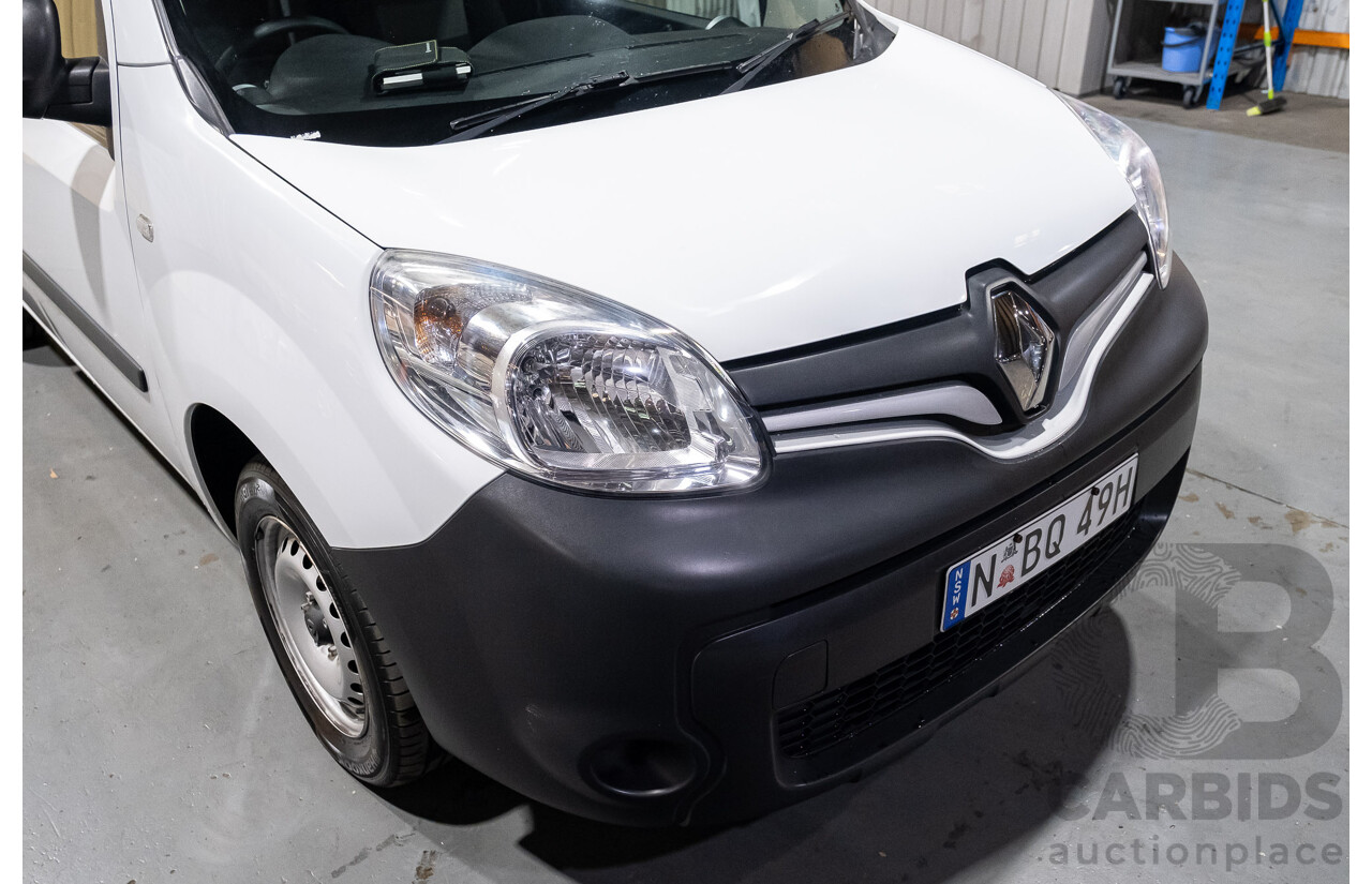 6/2018 Renault Kangoo 1.2 SWB X61 4d Van White Turbo 1.2L