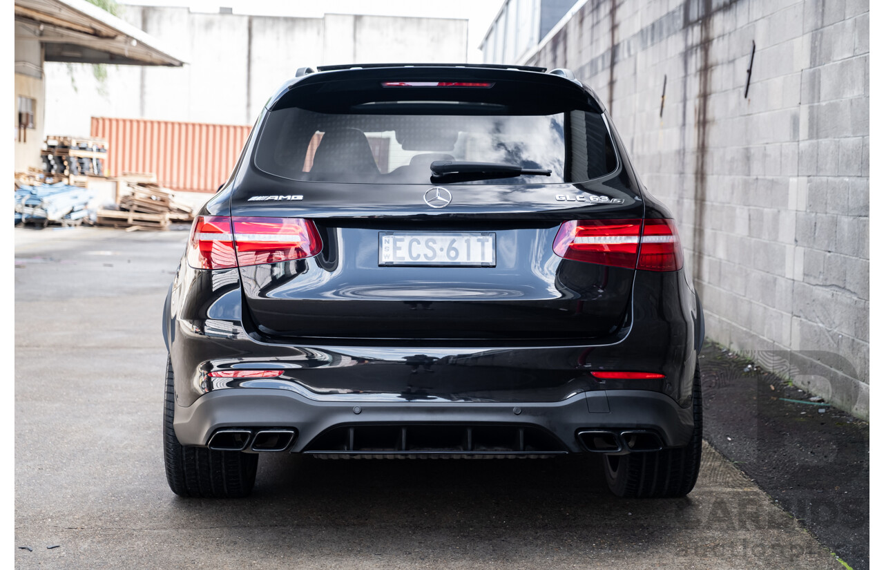 06/2019 Mercedes Benz GLC63 S AMG 4Matic+ (AWD) MY19 X253 4d Wagon Gloss Black Twin Turbo V8 4.0L