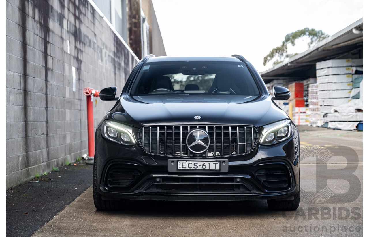 06/2019 Mercedes Benz GLC63 S AMG 4Matic+ (AWD) MY19 X253 4d Wagon Gloss Black Twin Turbo V8 4.0L