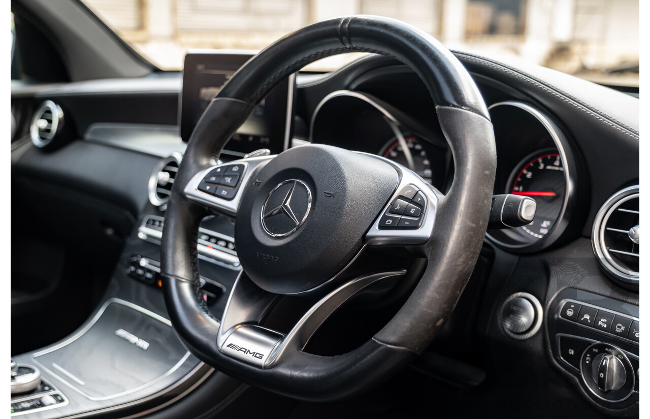 06/2019 Mercedes Benz GLC63 S AMG 4Matic+ (AWD) MY19 X253 4d Wagon Gloss Black Twin Turbo V8 4.0L