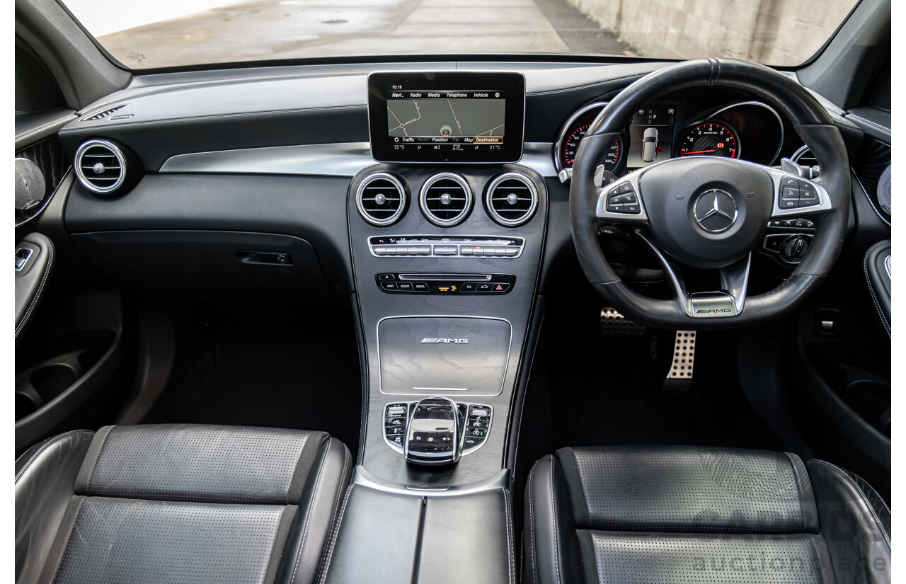 06/2019 Mercedes Benz GLC63 S AMG 4Matic+ (AWD) MY19 X253 4d Wagon Gloss Black Twin Turbo V8 4.0L