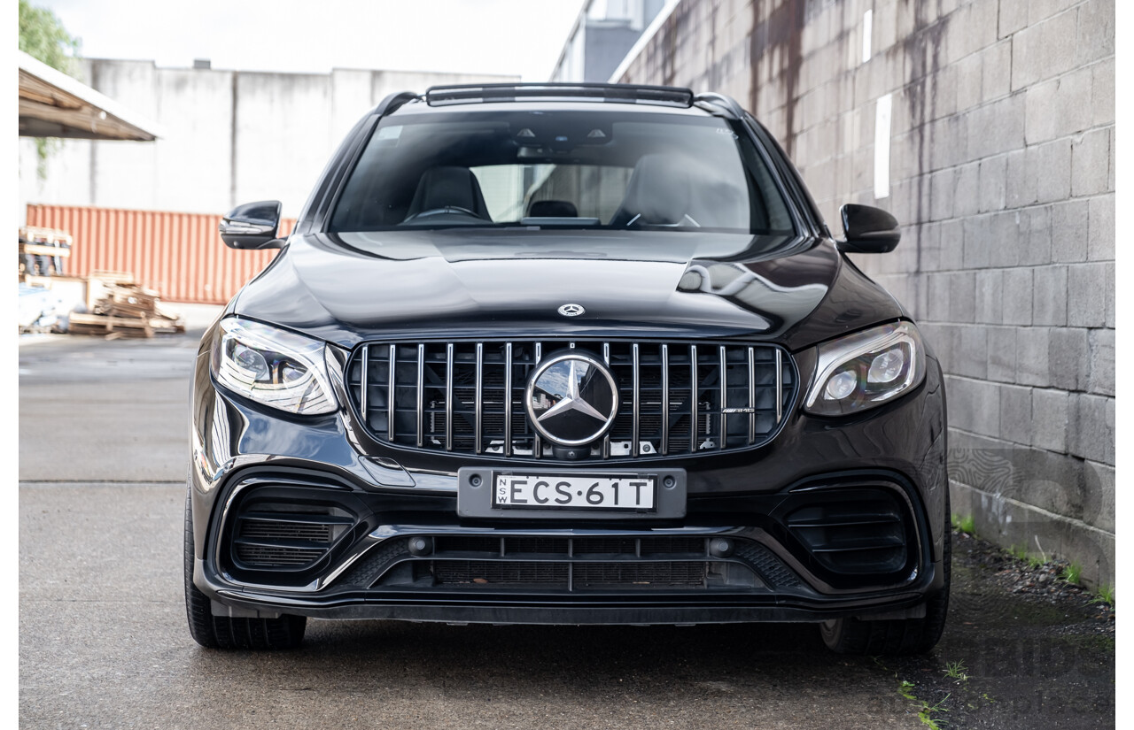 06/2019 Mercedes Benz GLC63 S AMG 4Matic+ (AWD) MY19 X253 4d Wagon Gloss Black Twin Turbo V8 4.0L