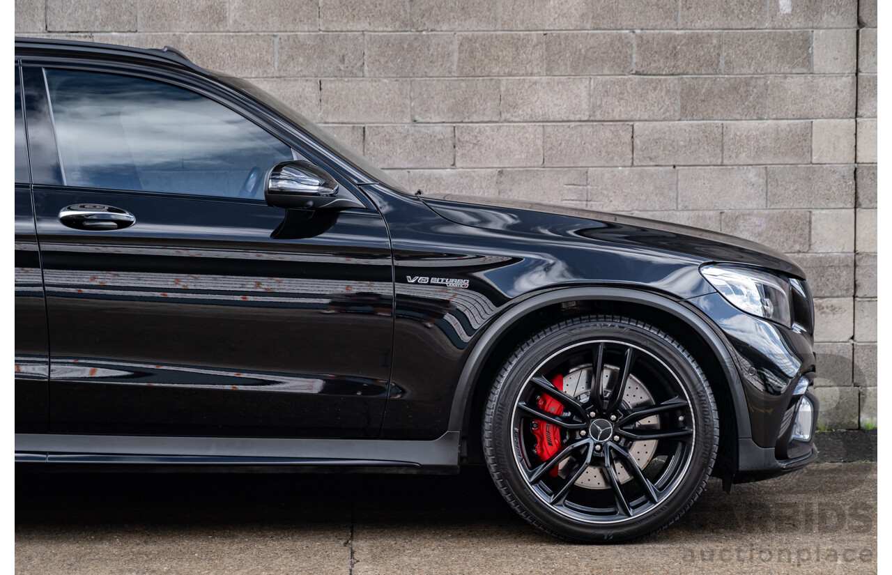 06/2019 Mercedes Benz GLC63 S AMG 4Matic+ (AWD) MY19 X253 4d Wagon Gloss Black Twin Turbo V8 4.0L