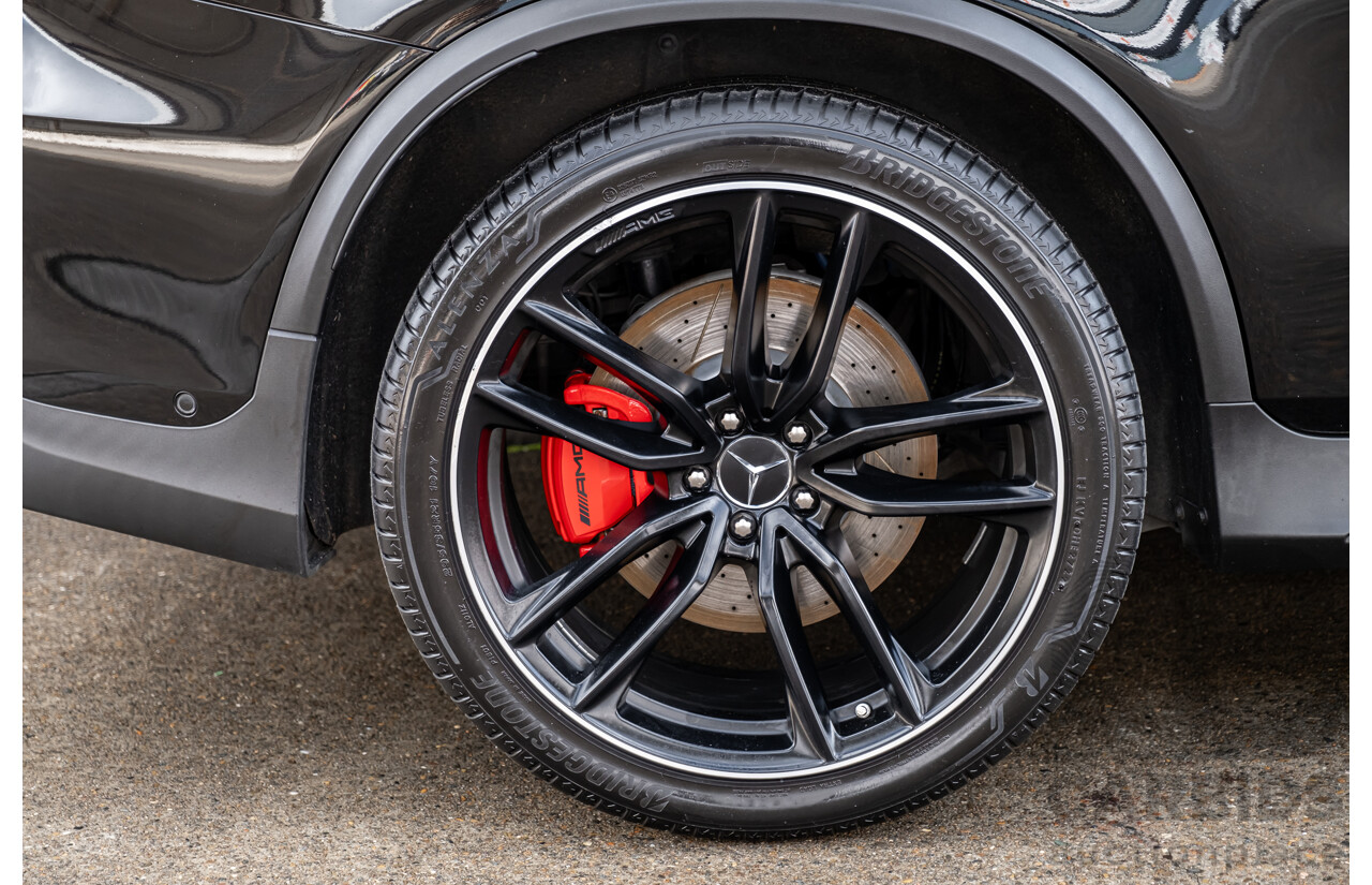 06/2019 Mercedes Benz GLC63 S AMG 4Matic+ (AWD) MY19 X253 4d Wagon Gloss Black Twin Turbo V8 4.0L