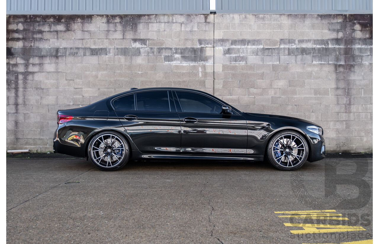 01/2019 BMW M5 Competition F90 M XDrive (AWD) MY19 4d Sedan Black Sapphire Twin Turbo V8 4.4L