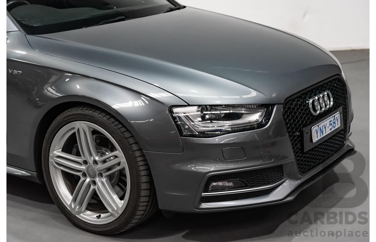 1/2013 Audi S4 3.0 TFSI Quattro (AWD) B8 (8K) MY13 4d Sedan Grey V6 Supercharged 3.0L