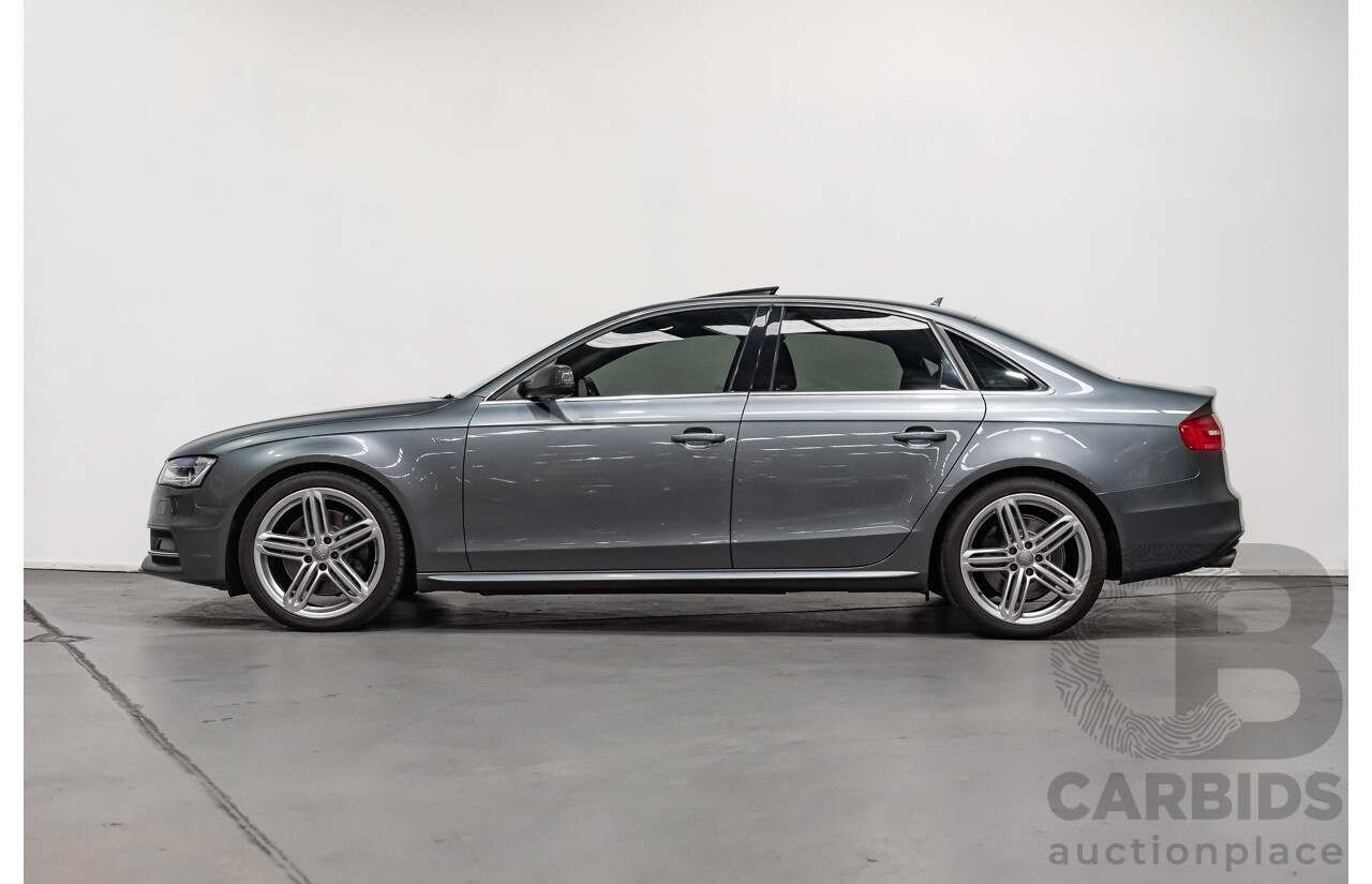 1/2013 Audi S4 3.0 TFSI Quattro (AWD) B8 (8K) MY13 4d Sedan Grey V6 Supercharged 3.0L